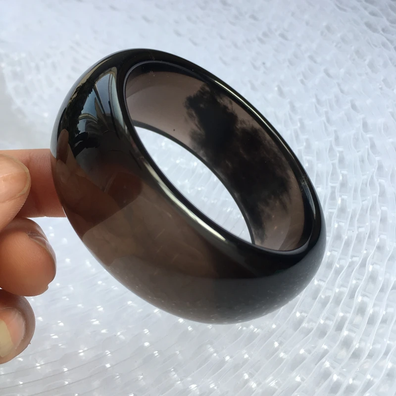 Ice Obsidian Bracelet Widened Ethnic Women's Jewelry