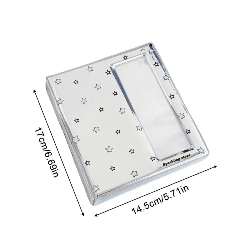 Album per cabine fotografiche con carta idol a 4 griglie per cartoni animati per 40 strisce fotografiche da 2x6 pollici segnalibro 20 pezzi 4x6 4R portafoto
