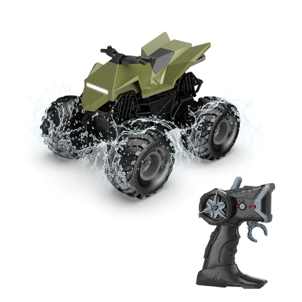 รถออฟโรด 2.4G, ดีไซน์สะเทินน้ำสะเทินบก, ระยะควบคุมระยะไกลไกล, เหมาะสำหรับการเล่นทั้งในร่มและกลางแจ้ง