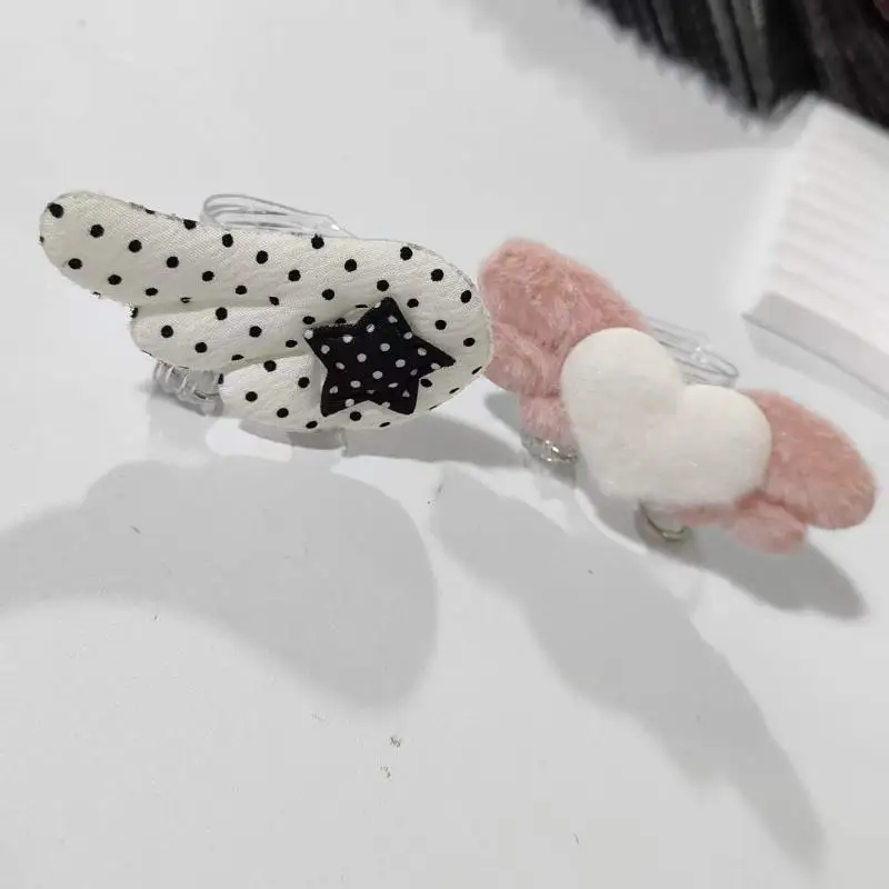 Niedlicher Cartoon-Puppen-Schlüsselanhänger, kreativer Anhänger mit Engelsflügeln für Taschen, DIY-Schlüsselring, Schmuckzubehör, handgemachte Geschenke für Mädchen – Detail 2