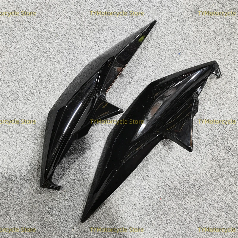 Pearl black Motorcycle Headlight Side Fairing Cover Upper Front Nose Head Cowl Shell Fit For Kawasaki Z800 Z 800 2013 2014-2016