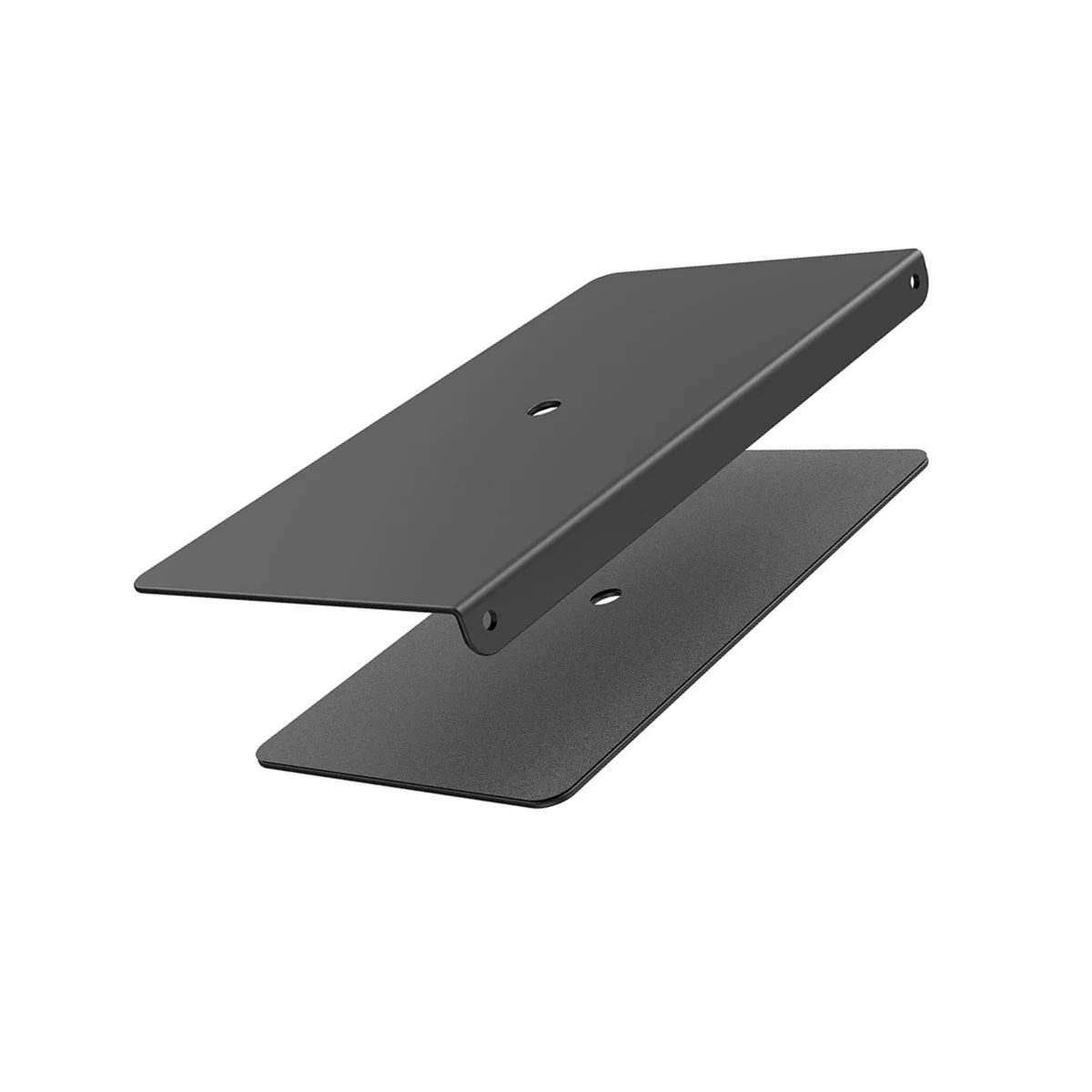 Monitor Mount Reinforcement Plate Steel Bracket Plate for Thin Glass and Other Fragile Tabletop Fits Most Monitor Stand