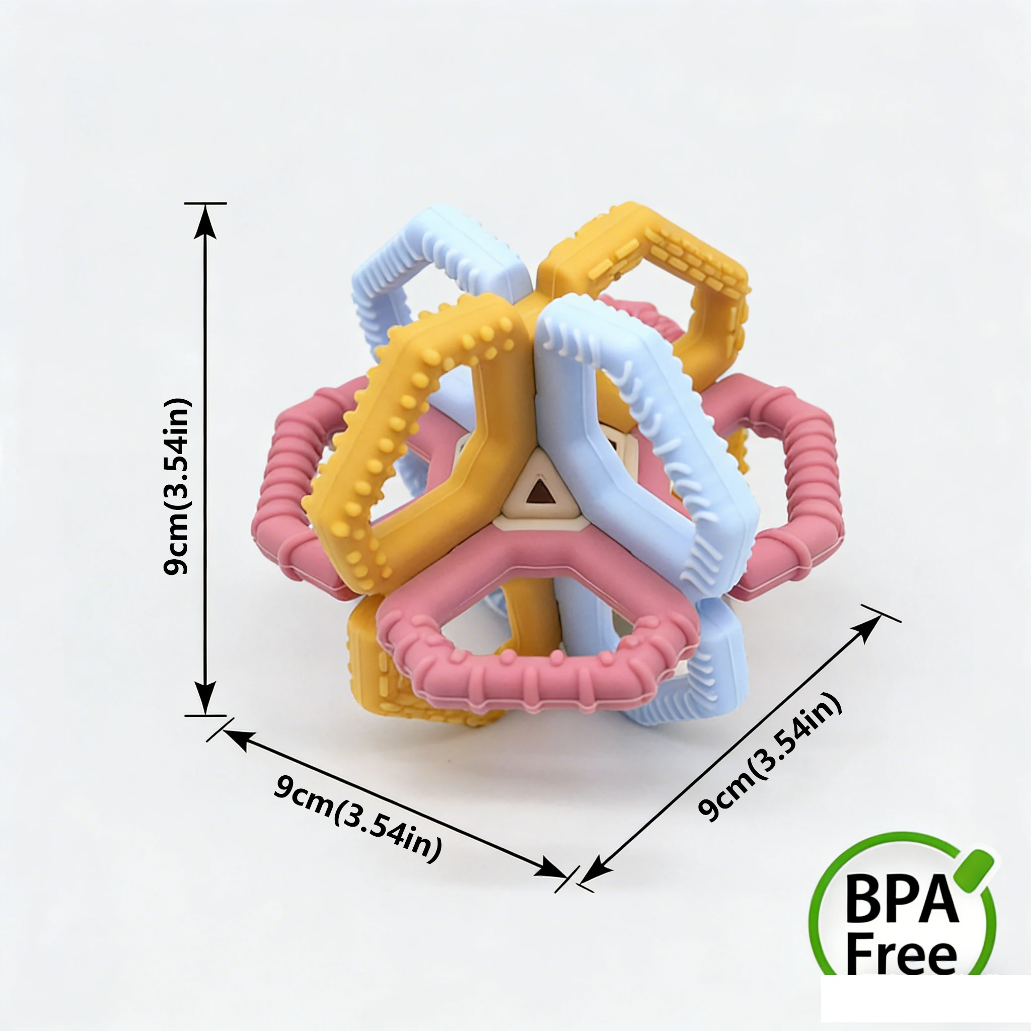 

Safe Remote Control Silicone Teether Toy - Interactive Daily Soothing for Teething Infants & Toddlers