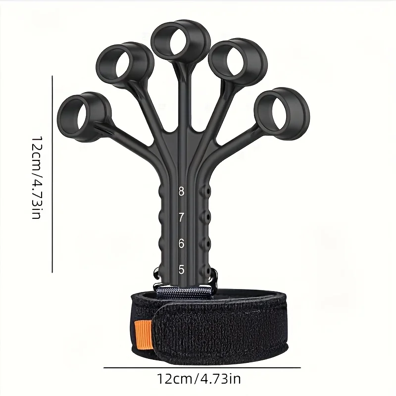 1피스 실리콘 핑거 클램프 - 유연성 향상을 위한 휴대용 손 및 팔뚝 근육 훈련 장치