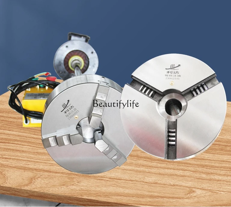 

2 Processing and production numerical control Lathe hydraulic chuck cylinder chuck, pneumatic four-jaw electric chuck for lathe