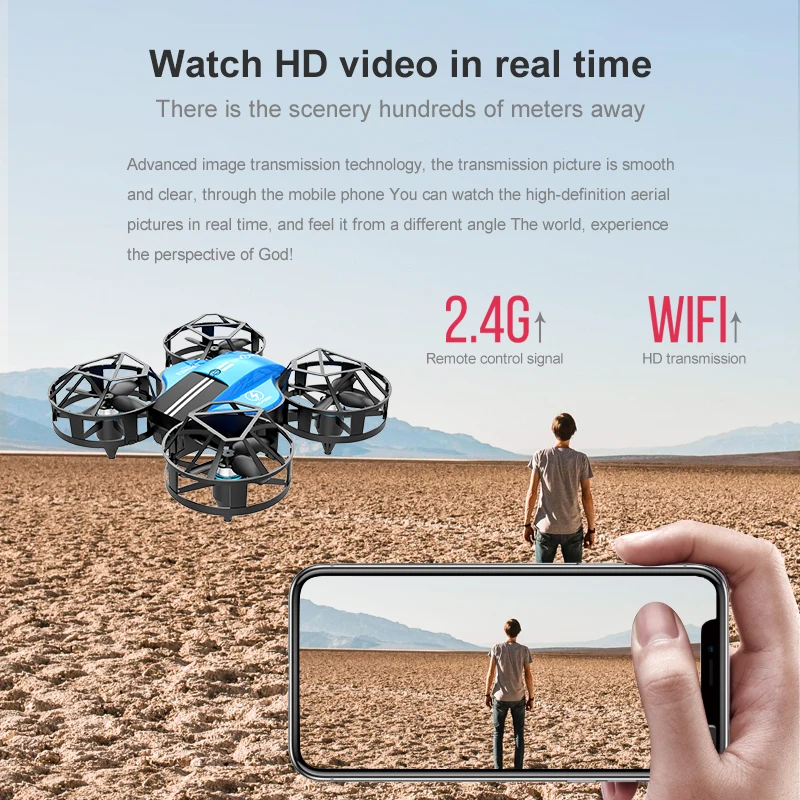 NIEUWE Mini Drone 812PRO beroep HD luchtdrone HD Camera met WiFi FPV RC Drone Hoogte Houden Helikopter Kinderen Speelgoed instapniveau