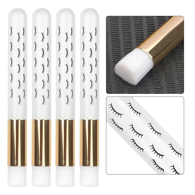 20/50/100pcs Cils Nettoyant Brosse Sourcils Nez Soins De La Peau Microbrosse Maquillage Outil Bouteille Lavage Brosse Propre Pour Extension De Cils