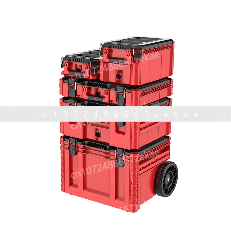 

Водонепроницаемый штабелируемый портативный ящик для инструментов — колесная тележка для хранения устройств и кейсов для полетов с аппаратными инструментами