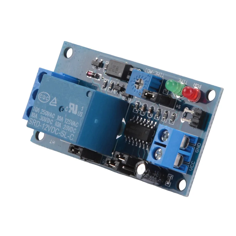6X 12V DC Delay Relay Delay Turn On / Delay Turn Off Switch Module With Timer