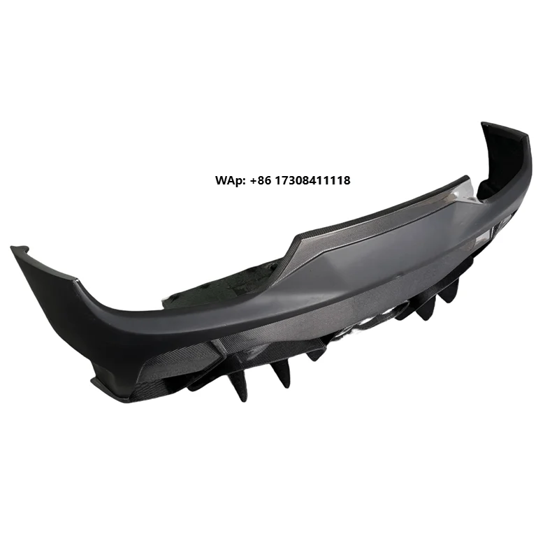 

Half Carbon Fiber Car Rear Bumper for 458 Upgrade V Style Rear Diffuser