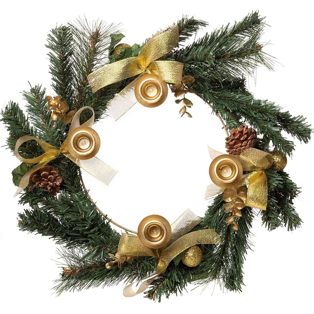 

2Pcs Iron Ring Flower Wreath Hoop Premium Quality Round Craft Hoop for Home Office Decor DIY Metal Embroidery Ring