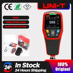 UNI-T UT343D Coating Thickness Gauge 0.1 Micron/0-1250um Automotive Paint Film Thickness Tester To Measure FE/NFE Paint Tools