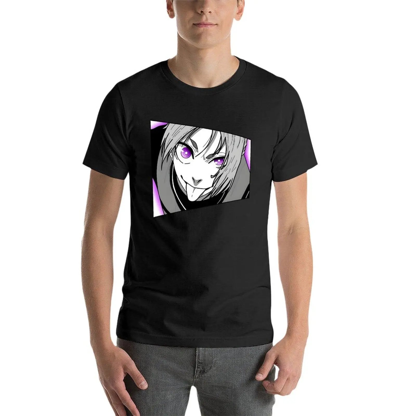 Reo Mikage T-Shirt customs design your own funnys plain Short sleeve tee men image 4