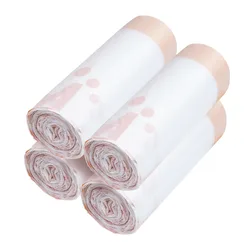 4 rollers Waste Bags for MagicScoop Self-Cleaning Cat Litter Box - Automatic Litter Box Liner Bags,Replacement Liners Trash Bags