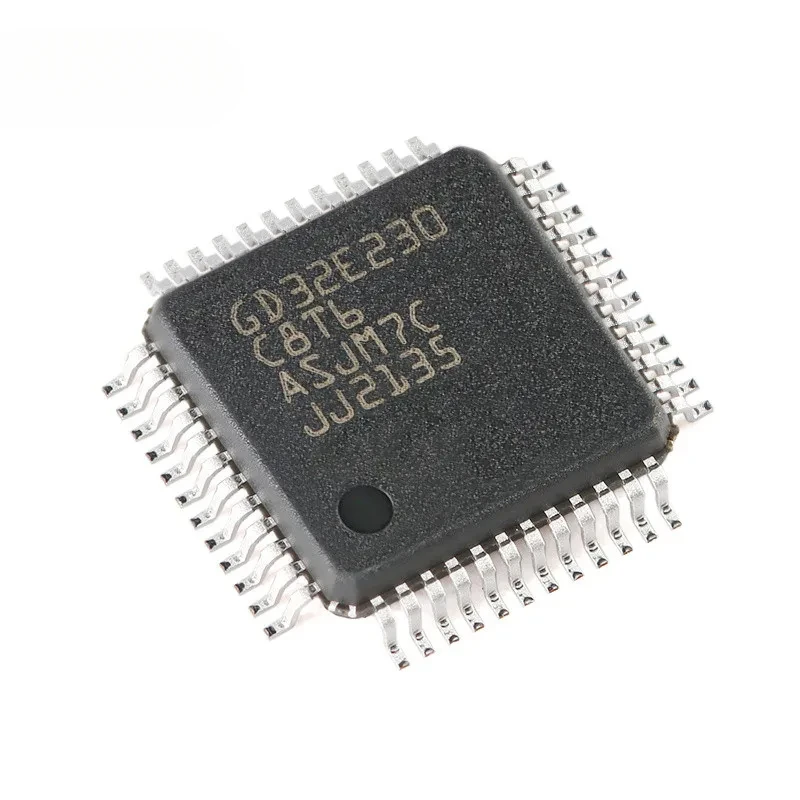 GD32E230C8T6 GD32E230 GD32 32E230C8T6 LQFP-48 LQFP48 ARM Cortex-M23 32-bit Microcontroller MCU IC Controller Chip Nieuwe Originele