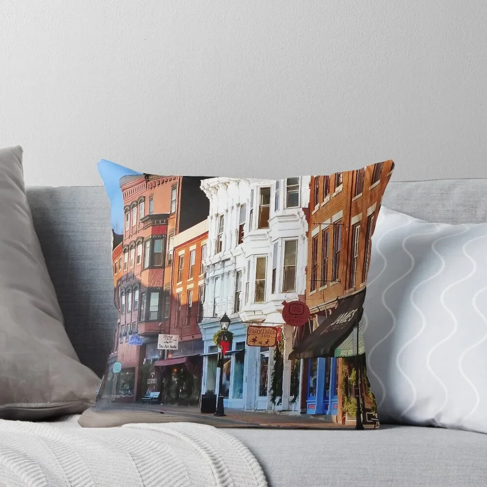 Main Street ~ Galena, Illinois Throw Pillow Decorative pillow case anime girl Cushion Child pillow