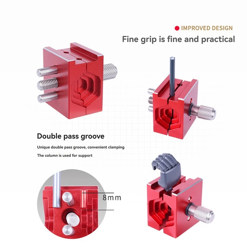 Mini abrazadera de aleación y soporte Mini tornillo de banco de mano multifuncional -90637 III Mini tornillo de banco