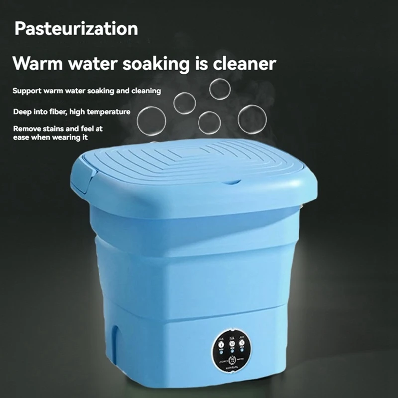 B88B-Dormitory Portable Mini Washing Machine Folding Washing Machine Portable Household Small Washing Machine
