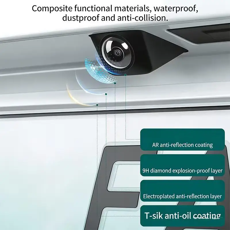 Vehicle Rear Camera Lens Protector Universal for Parking Camera 2PCS or 10PCS Waterproof Dust Resistant for All Models