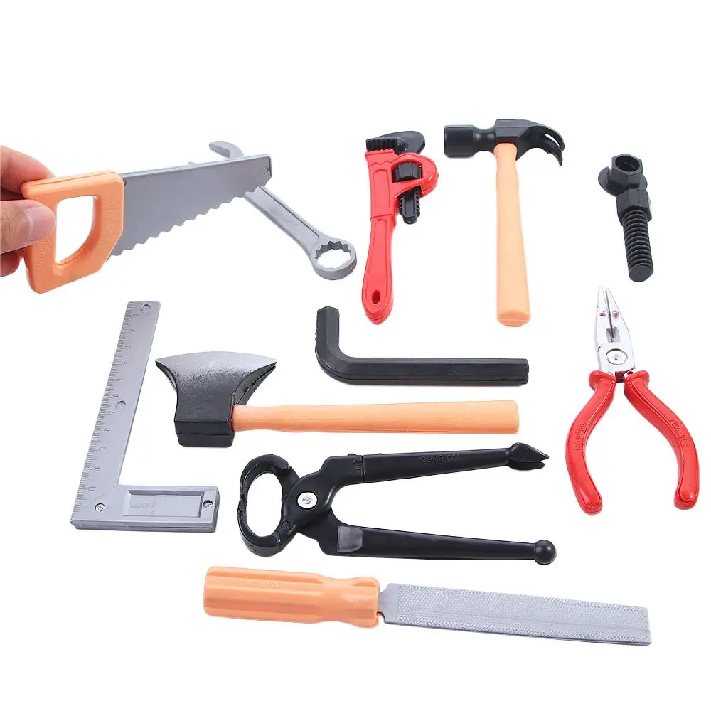 Seguro multifuncional brinquedos educativos fingir jogar brinquedo simulação ferramentas de reparo conjunto crianças brinquedos ferramentas manutenção