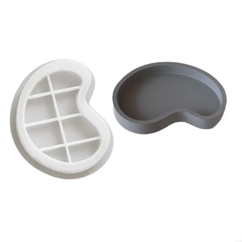  Silicone Resin Tray Molds Silicone Craft Mold Irregular Storage Tray Molds