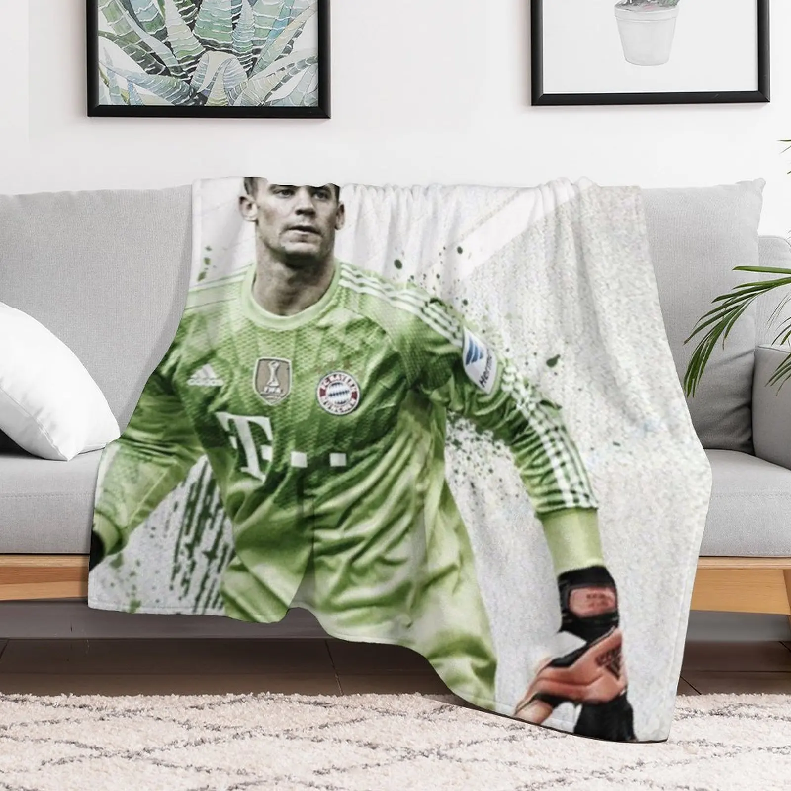 Manuel Neuer Throw Blanket Flannels Summer Beddings Blankets