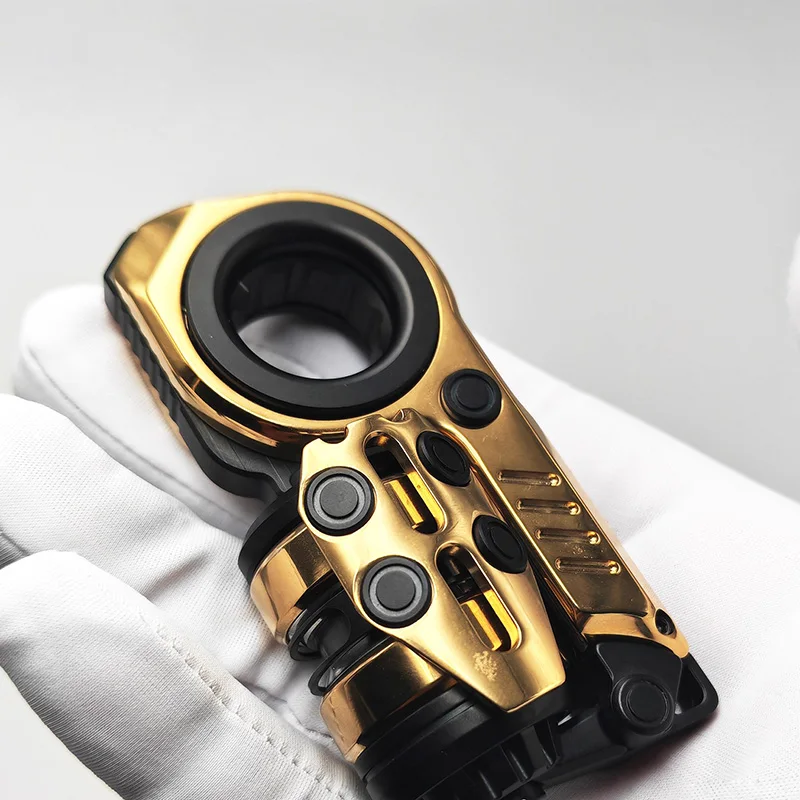 

Позолоченная игрушка для декомпрессии Sinian EDC, версия из титановой стали, металлическое яйцо, композитное яйцо, гироскоп на кончике пальца