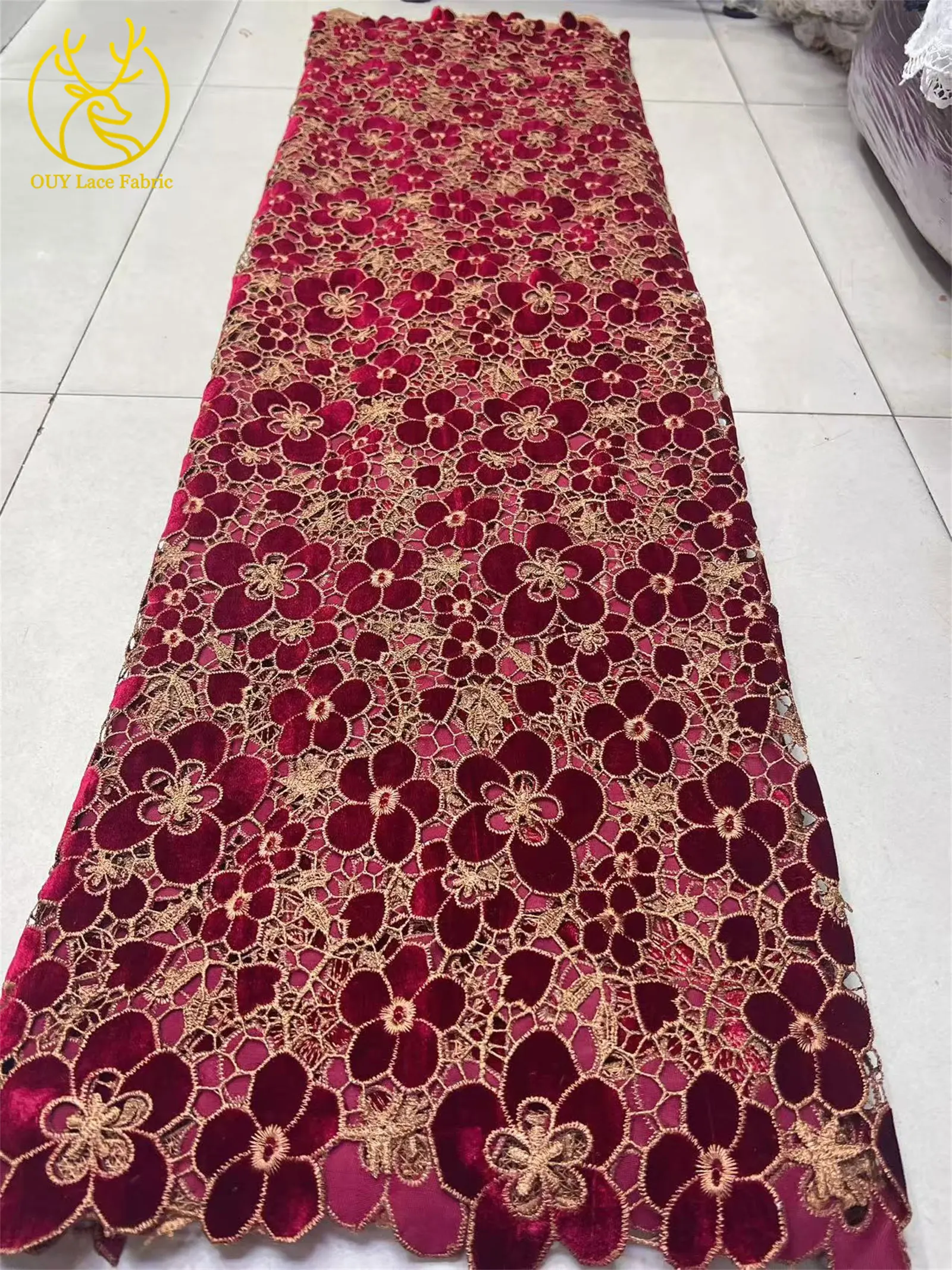 الأفريقي المخملية الليزر المطرزة أقمشة الدانتيل 2025 جودة عالية السويسري النيجيري حبل نسيج الحرير للنساء فستان الحفلات المواد