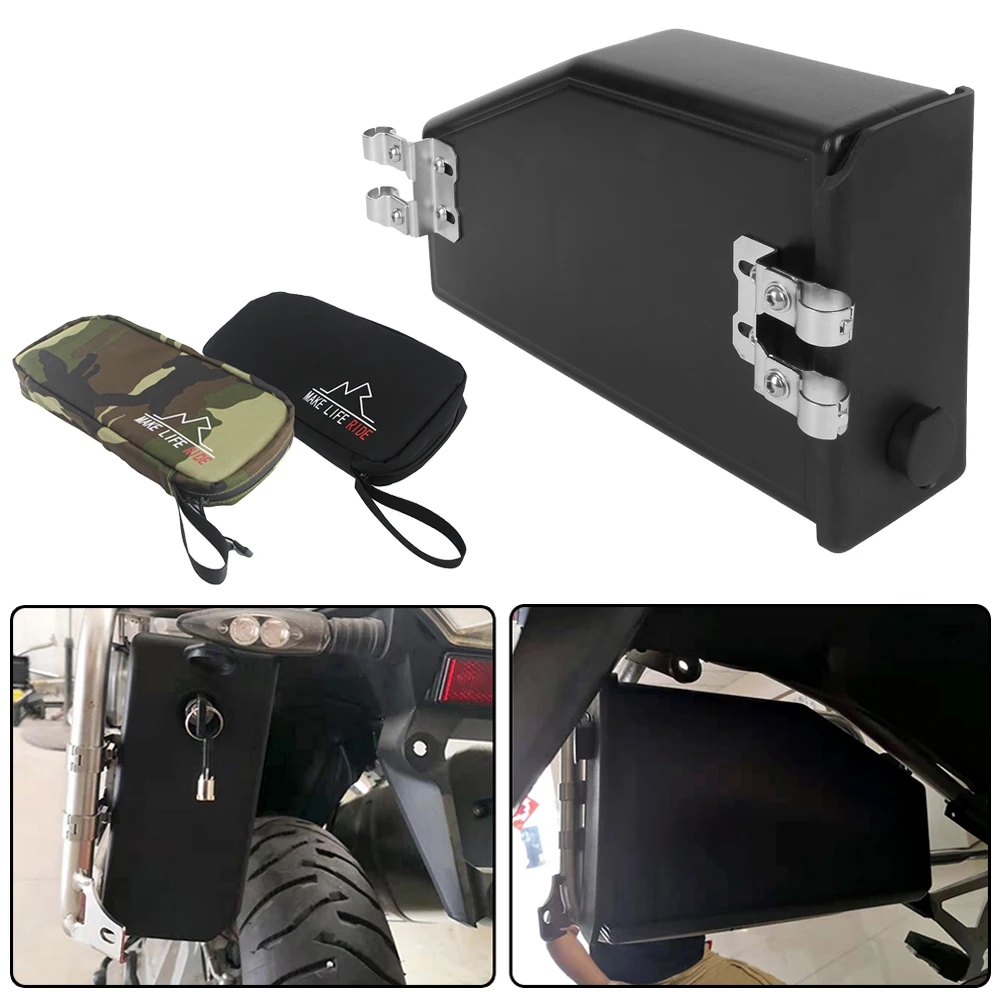 For BMW R1250GS R1200GS LC Adventure F750GS F850GS Motorcycle Toolbox Box 5 Liters Tool Box Bags For Benelli Trk 502x 552X 702X