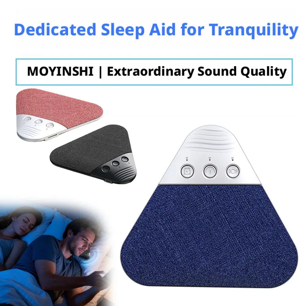 Bone Conduction Pillow Speaker HiFi Sound 12H Playback Smart Timer Bluetooth 54 TF Card White Noise for Sleep Shared Bedroom