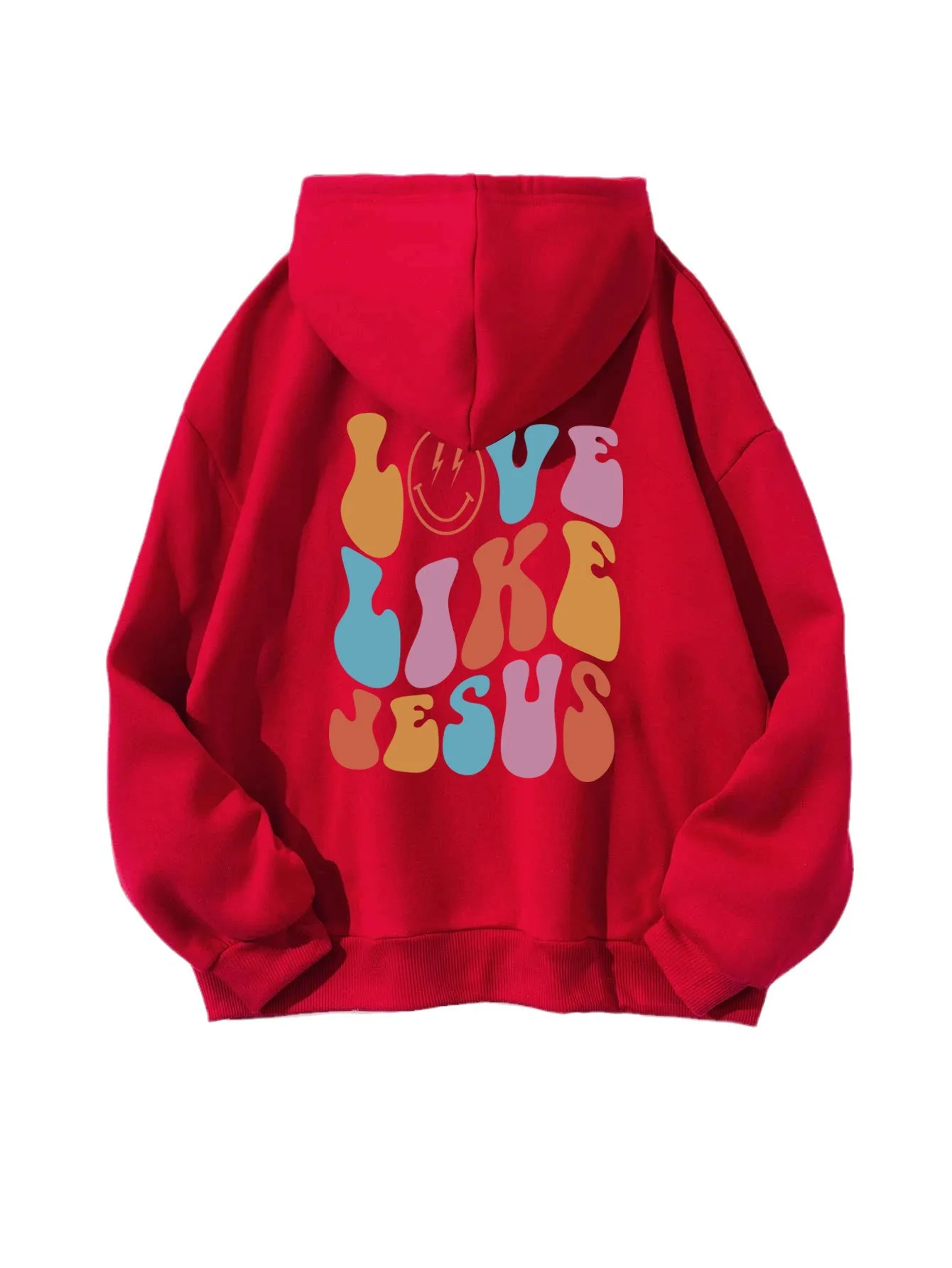 2023 Houden Van Zoals Jezus Hip-Hop Sweatshirt Met Hoodie-Print Mannen Vrouwen Oversized Fleece Streetstyle Trui Lente-En Herfsttops