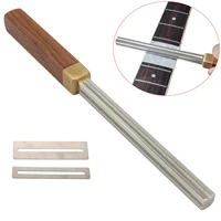 Lima De Traste De Guitarra De Diamante, Accesorio Extra Estrecho, Medio Y Ancho, 4 Bordes Con 2 Piezas De Protector De Diapasón