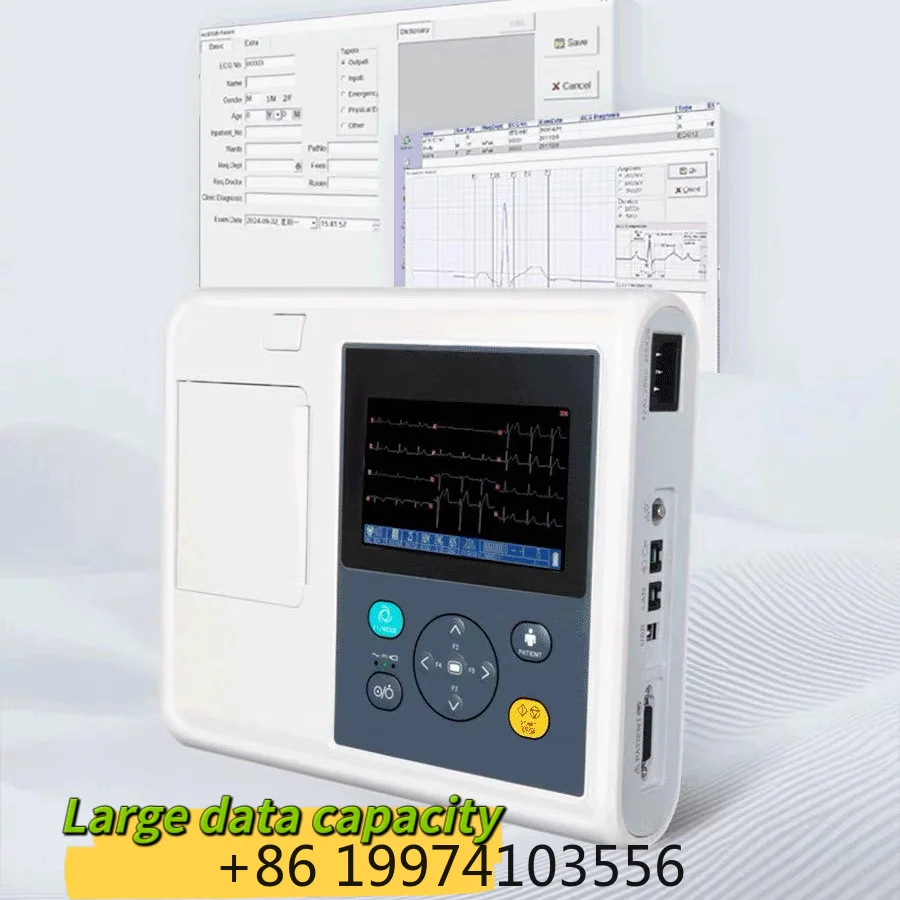 12 Lead Pet Heart Monitoring Device Veterinary Clinic Animal  Detector Pet Health Check Professional Equipment