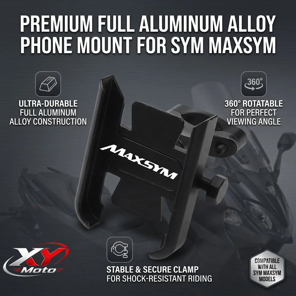 Motorcycle Handlebar Mobile Phone Holder GPS Stand Bracket With LOGO For SYM MAXSYM TL 500 508 Maxsym TL500 TL508