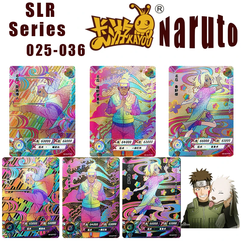 Kayou Naruto Haruno Sakura Slr Series Anime Characters Game Collection Flash Card Christmas Birthday Gift Board Game Toy Card