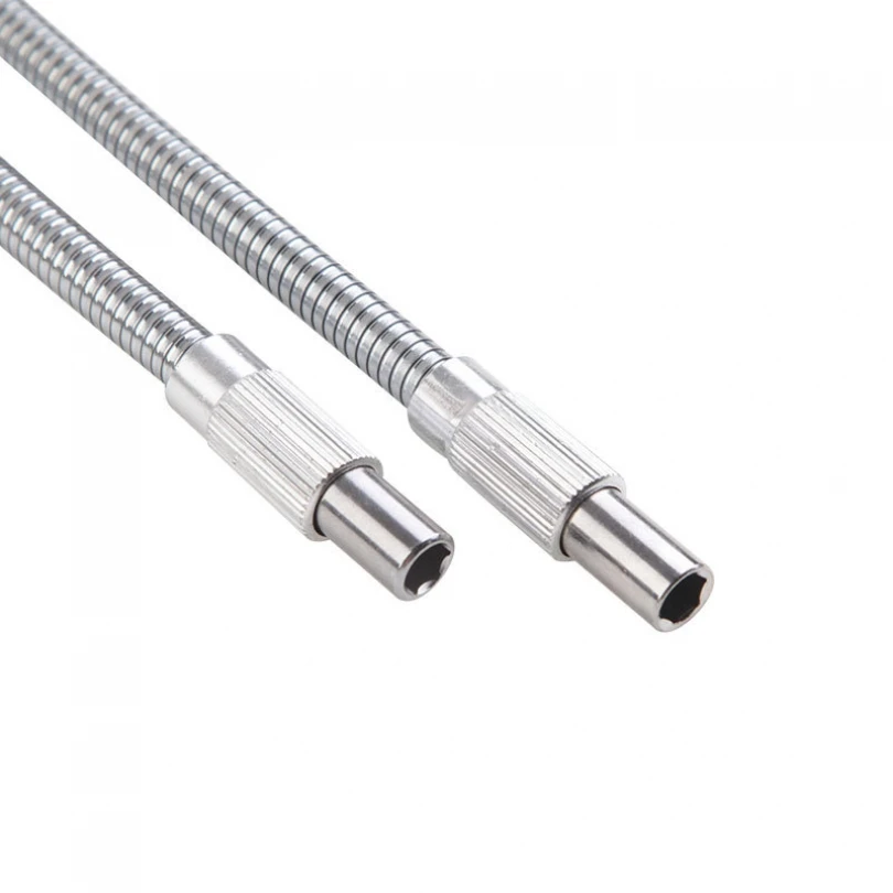 Supporto per punta da trapano con estensione a impatto flessibile da 2 50mm Driver a percussione con albero flessibile gambo esagonale a cambio rapido per cacciavite per trapano elettrico