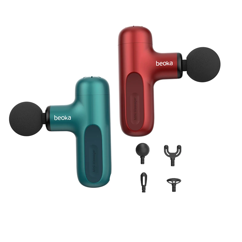 

Beoka Лидер продаж портативный пистолет для глубоких тканей фасции с подогревом и охлаждением для тела, массаж мышц лица, целебная голова, вибрирующая глубокая