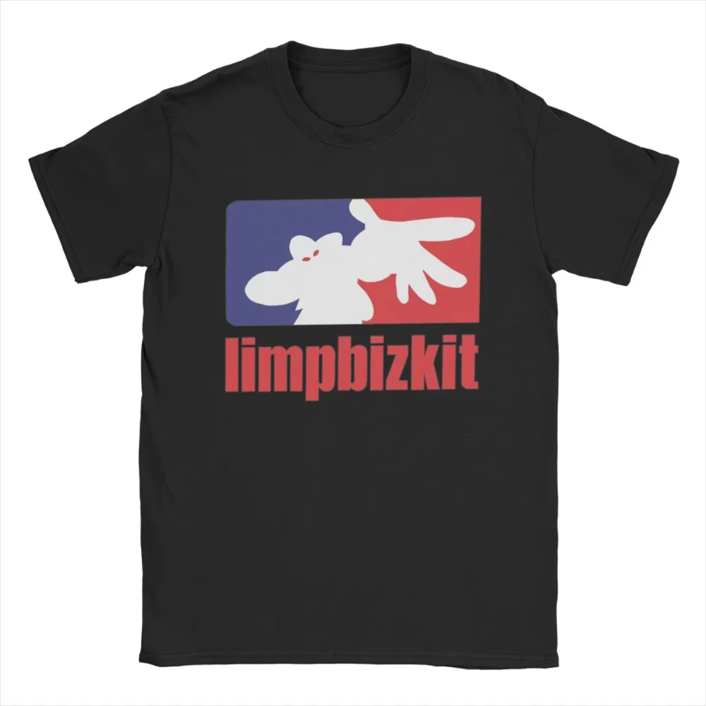 Camiseta engraçada com estampa Limp Bizkit, masculina e feminina, gola redonda, algodão, manga curta, plus size, moda.