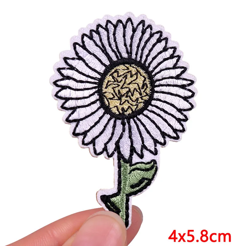 Biene/Blume Patch Cartoon Tier Stickerei Patch Eisen auf Patches für Kleidung gestickte Patches auf Kleidung DIY Näh aufkleber – Detail 14