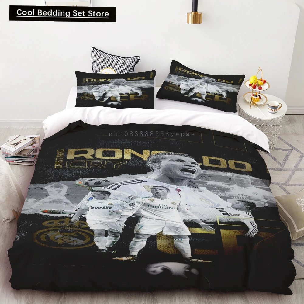 

Duvet Cover Football Star C Ronaldo Bedding Set 3d Bedding Digital Printing Bed Linen Queen Size Bedding Set Fashion Design