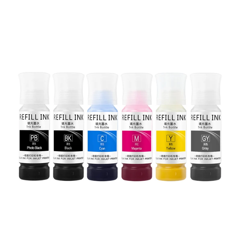 115 Refill Sublimation Ink kit 85ml Set For Epson L8160 L8168 L8188 ET-8500 ET-8550 L8180 for Epson 115 013 014 552 114 011 012