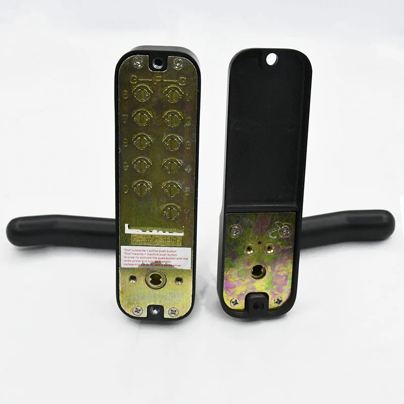 Weatherproof External Gate Lock Rainproof Mechanical Handle Lock Mechanism For Outdoor Fence Door