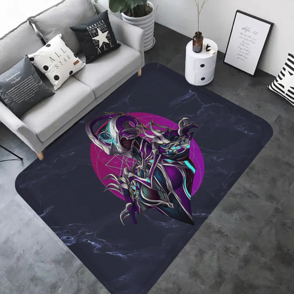 Warframe Floor Mat Retro Multiple Choice Living Room Kitchen Rug Non-Slip Modern Home Decor