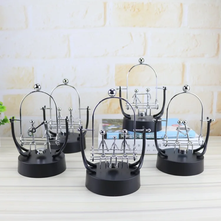 

Newton Cradle Balance Pendulum Ball, Energy Conservation Balance Ornament, Physics Science Tumbler Craft, Desktop Toy Gift