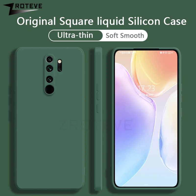 For Redmi Note8 Pro Case ZROTEVE Silky Liquid Silicone Soft Cover For Xiaomi Redmi Note 8 2021 7 Pro Xiomi Mi Note7 Phone Cases