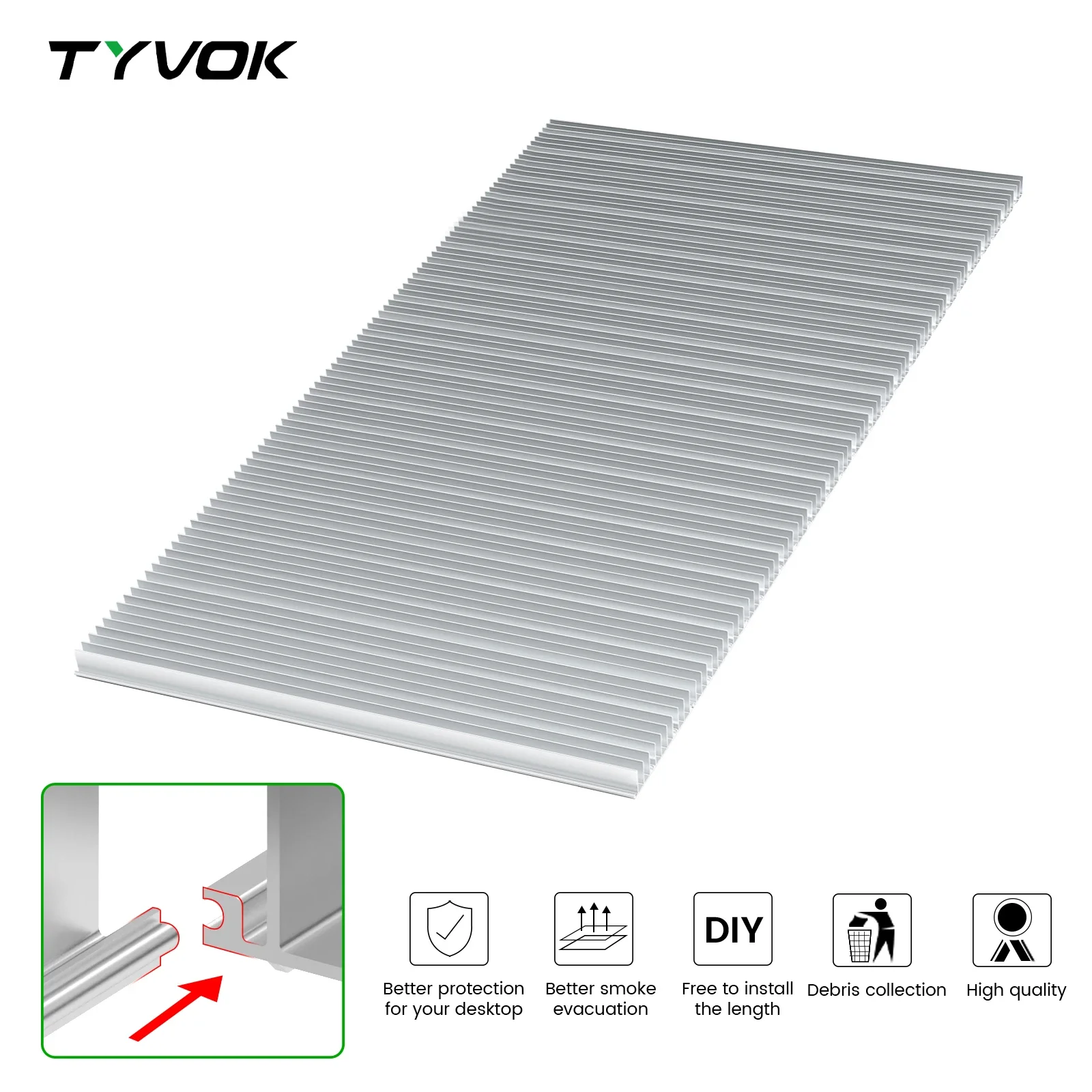 Tyvok Large Format Laser Cutting Machine Table Honeycomb Laser Bed for Laser Engraving Machines Free Assembly Desktop Protection