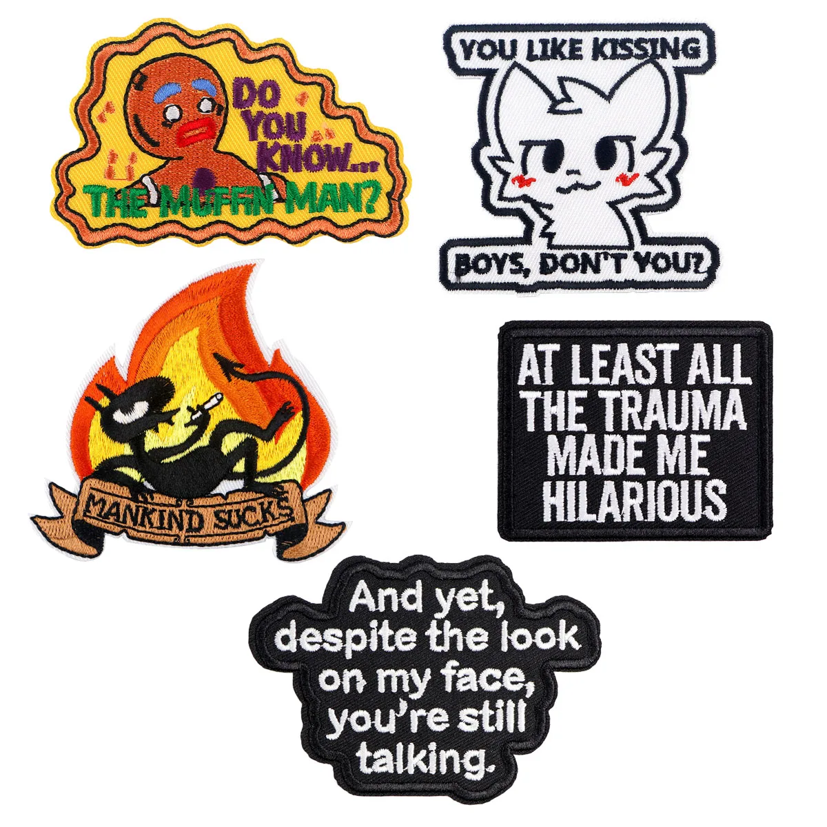 

Цитата, нашивка с надписью, Мультяшные вышитые нашивки на одежду, термоклейкие нашивки для одежды, нашивки «сделай сам», куртки, Пришивные наклейки