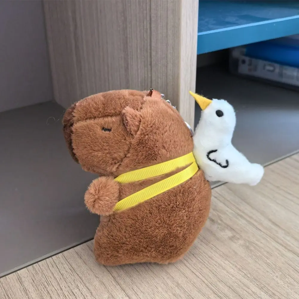 ของขวัญตุ๊กตา Capybara พวงกุญแจน่ารักการ์ตูน Capybara จําลอง Capybara จี้ตุ๊กตาสัตว์ของเล่น Fluffty สัตว์ตุ๊กตา