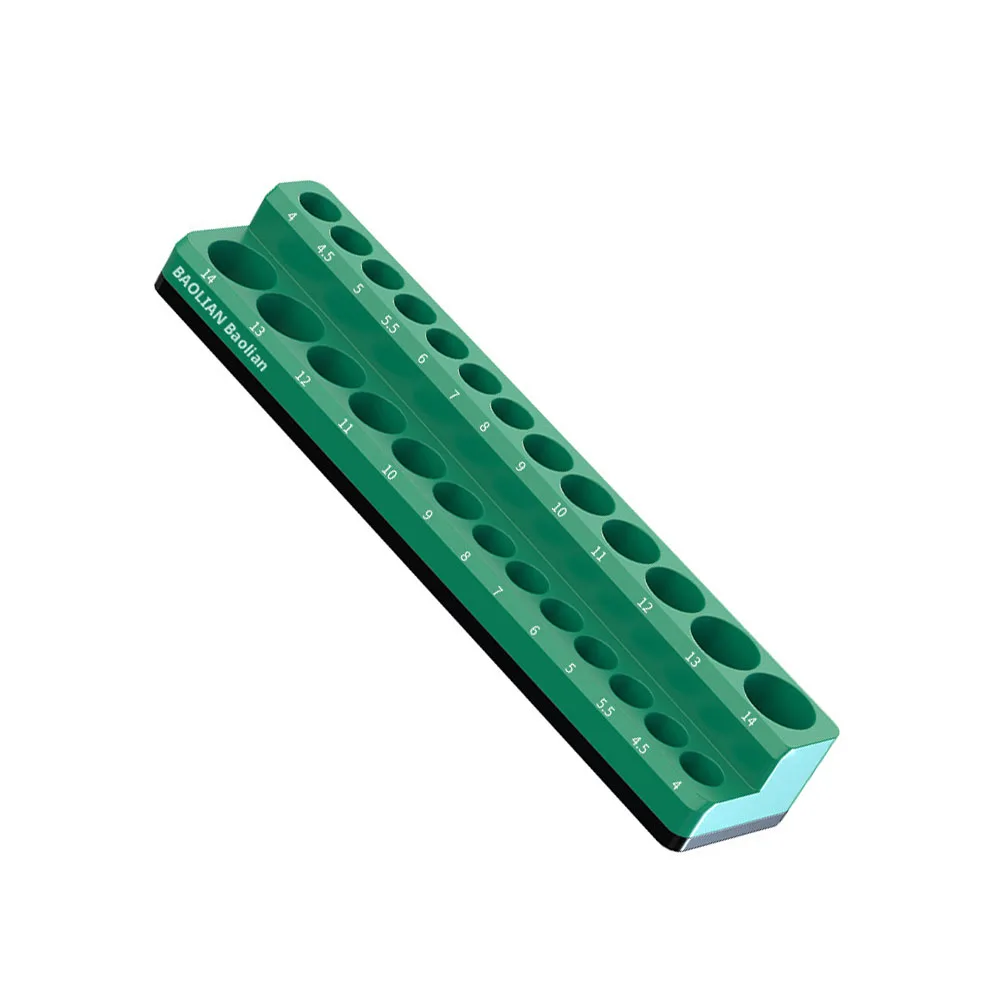Strong Magnetic Socket Storage Rack, Auto Repair Socket Tool, Anti-Loss Design, Anti-Drop Base, Magnetic Socket Holder