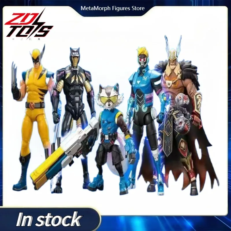 

Оригинальный MARVEL Super War THOR/WOLVERINE/BLACK PANTHER (T'CHALLA)/STAR-LORD (PETER QUILL)/ROCKET RACCOON, аниме-фигурка, игрушечная модель